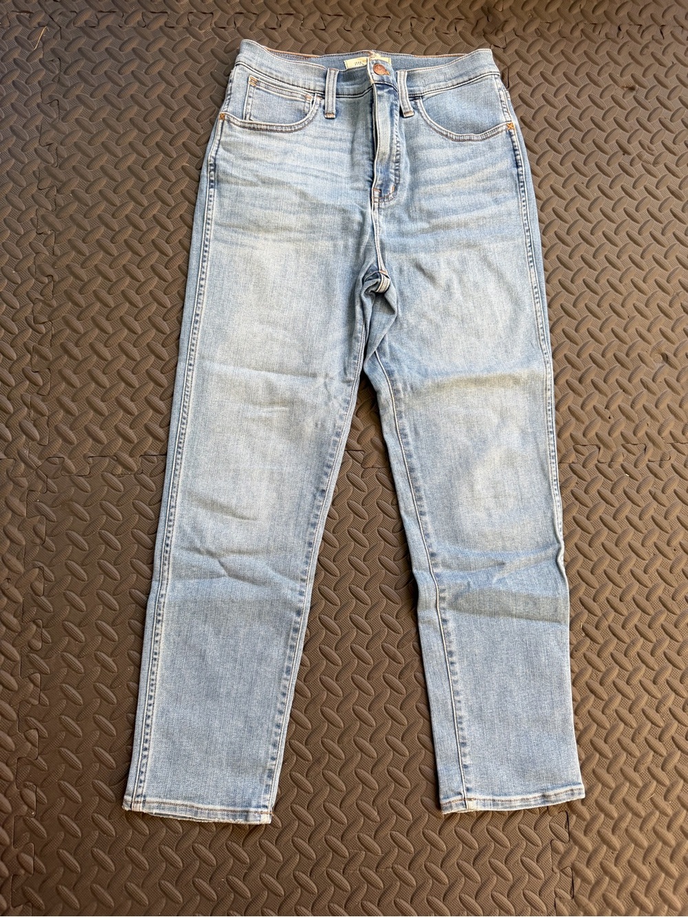 Madewell Light Blue Roadtripper Stovepipe Jeans